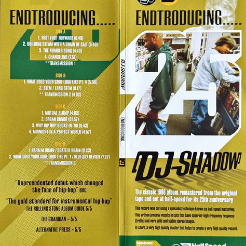 Вінілова платівка  DJ Shadow - Endtroducing..... (Vinyl, LP, Album, Reissue, Remastered, Repress)