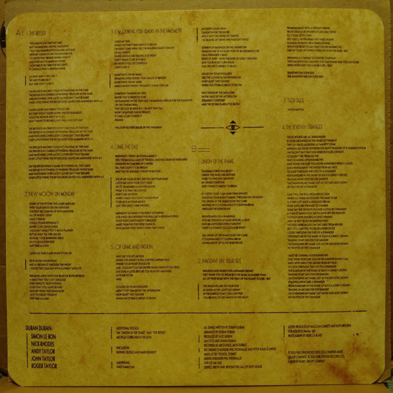 Вінілова платівка  Duran Duran - Seven And The Ragged Tiger (Vinyl, LP, Album, Reissue, Remastered, Stereo)