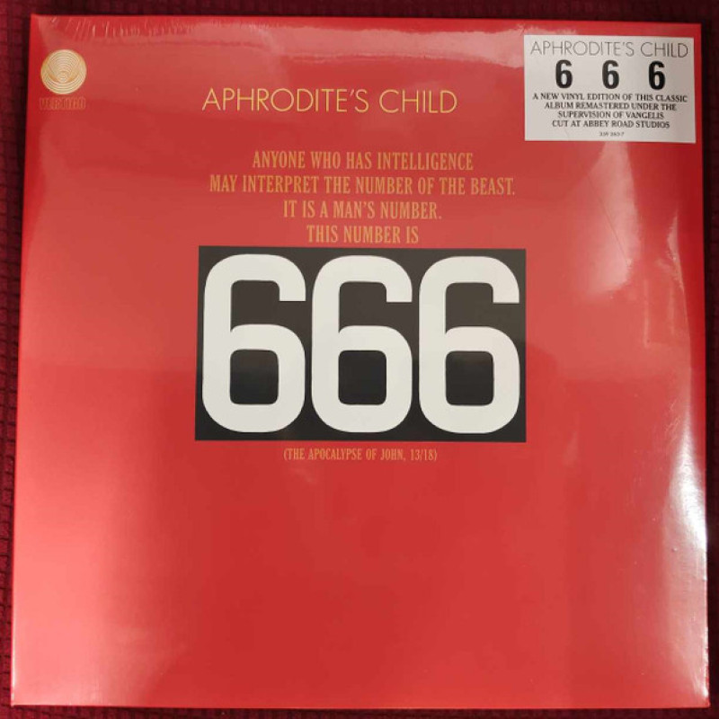 Вінілова платівка  Aphrodite's Child - 666 (The Apocalypse Of John 13/18)  (Vinyl, LP, Album, Reissue, Remastered)
