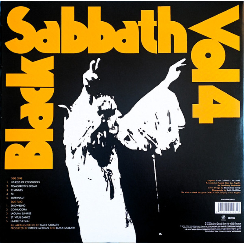 Black Sabbath - Black Sabbath Vol. 4 (Europe 2022)