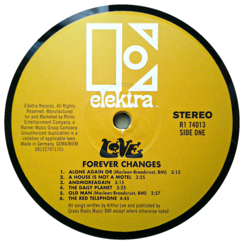 Love - Forever Changes (Europe 2012)