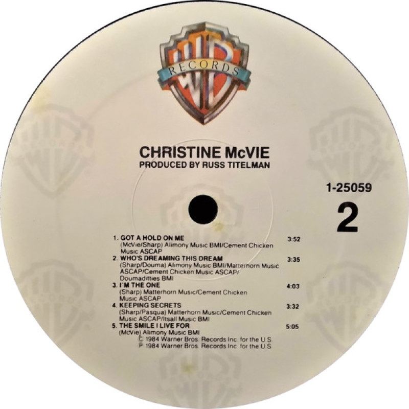 Christine McVie - Christine McVie (US 1984)