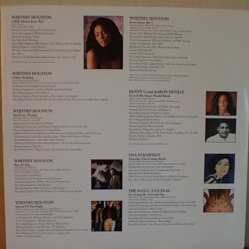 Вінілова платівка  Various - The Bodyguard (Original Soundtrack Album) (Vinyl, LP, Album, Reissue, Stereo)
