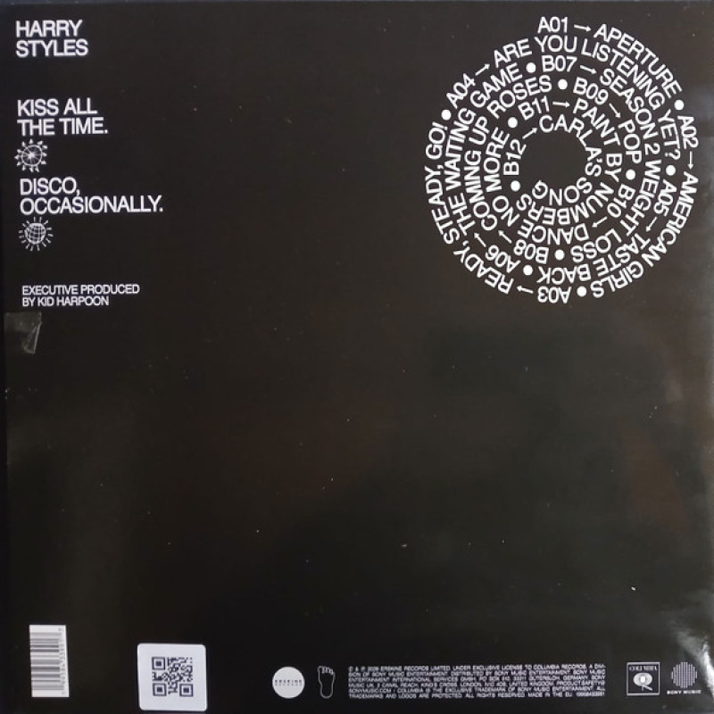 Вінілова платівка  Harry Styles - Kiss All The Time. Disco, Occasionally. (Vinyl, LP, Album)