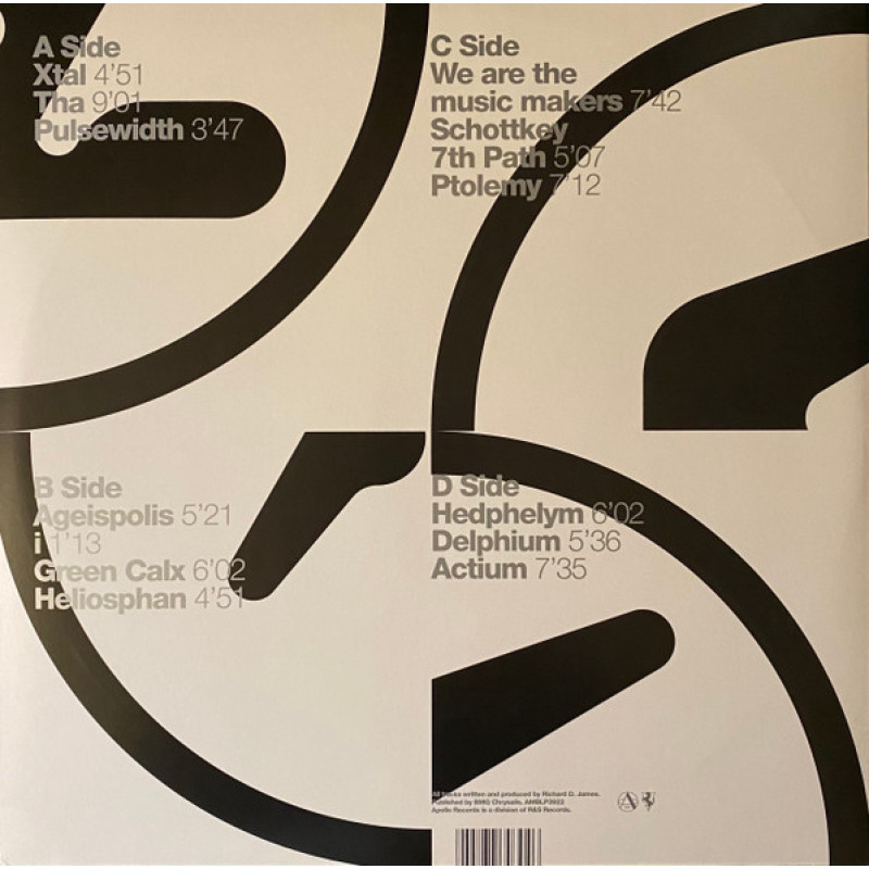 Aphex Twin - Selected Ambient Works 85-92 (UK 29 Jan 2021)