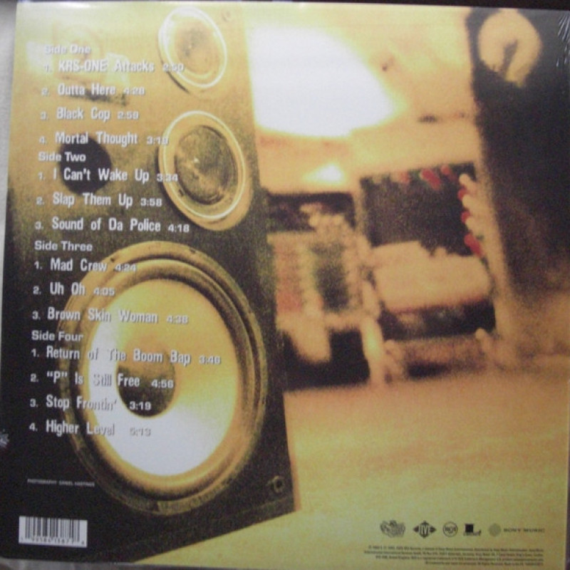 Вінілова платівка  KRS-One - Return Of Da Boom Bap (Vinyl, LP, Album, Repress)