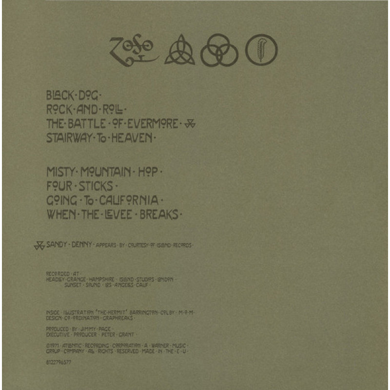 Led Zeppelin - Untitled (Europe 2020)