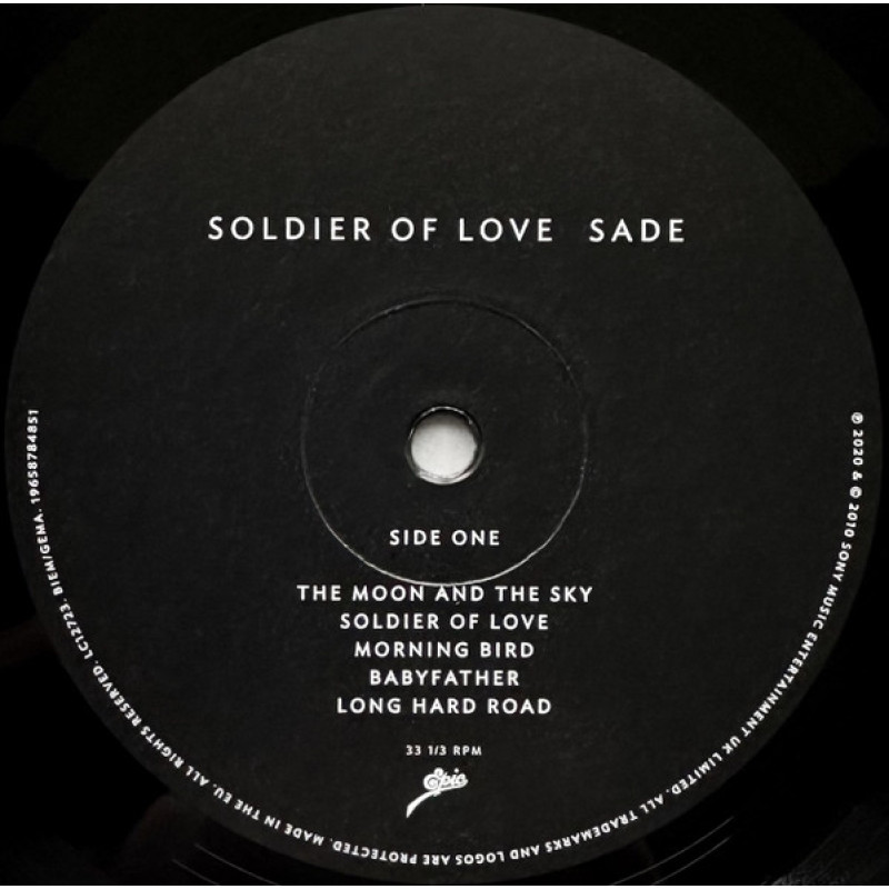 Sade - Soldier Of Love (Europe 20 Sep 2024)