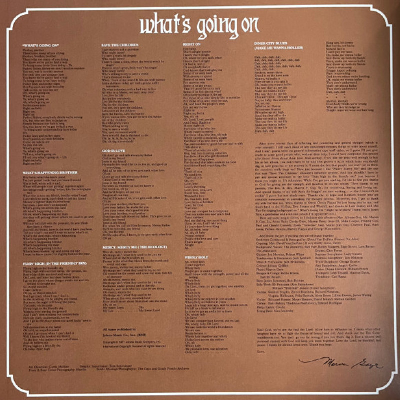 Marvin Gaye - What's Going On (Europe 2023)