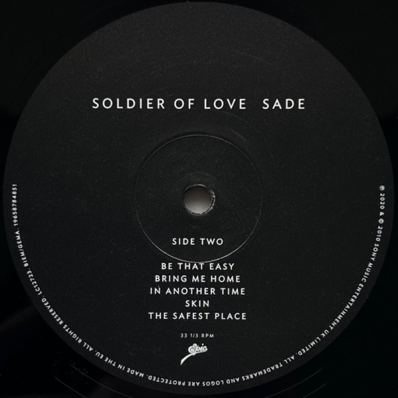 Sade - Soldier Of Love (Europe 20 Sep 2024)