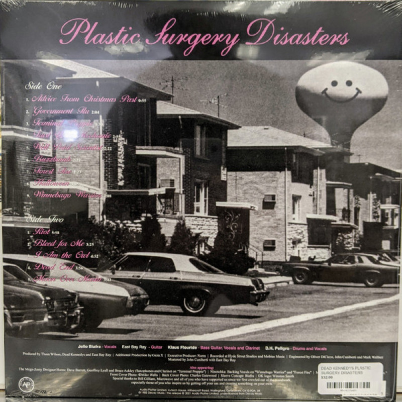Вінілова платівка  Dead Kennedys - Plastic Surgery Disasters (Vinyl, LP, Album, Reissue)