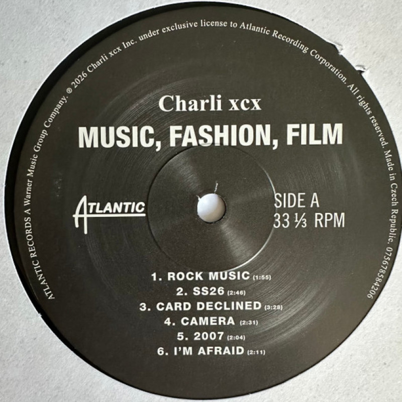 Вінілова платівка  Charli XCX - Music, Fashion, Film (Vinyl, LP, Album)