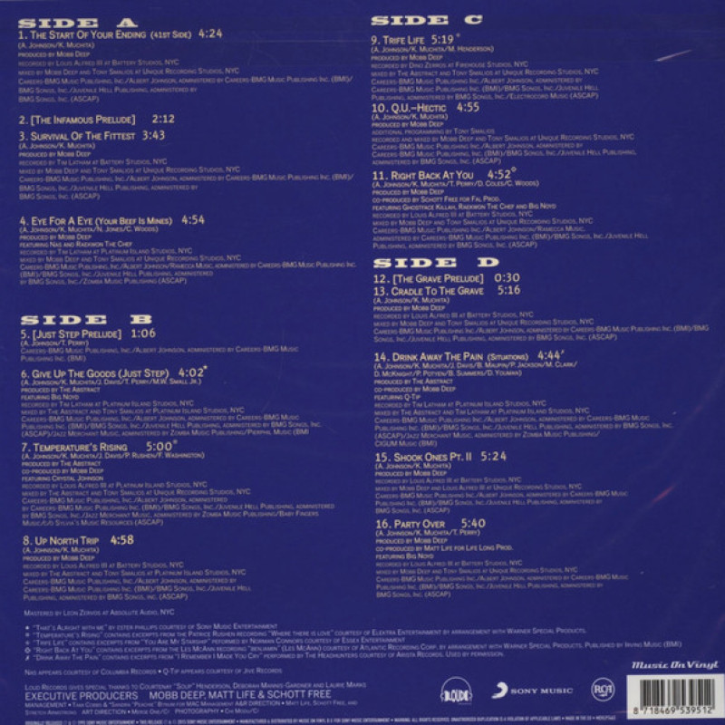 Вінілова платівка  Mobb Deep - The Infamous (Vinyl, LP, Album, Reissue)