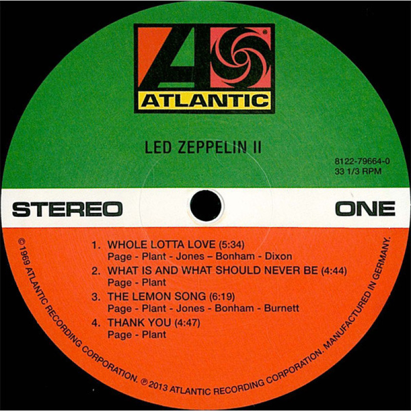 Led Zeppelin - Led Zeppelin II (Europe 02 Jun 2014)