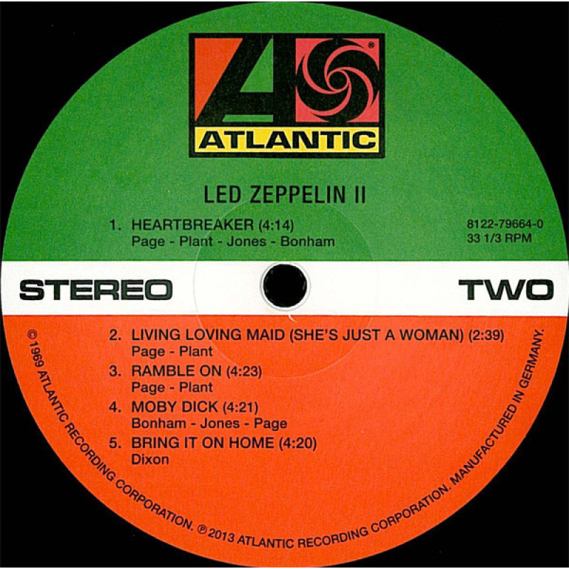 Led Zeppelin - Led Zeppelin II (Europe 02 Jun 2014)