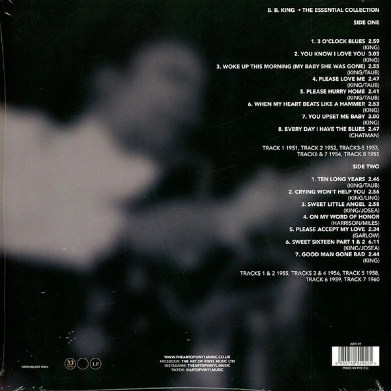 Вінілова платівка  B.B. King - The Essential Collection (Vinyl, LP, Compilation, Stereo)
