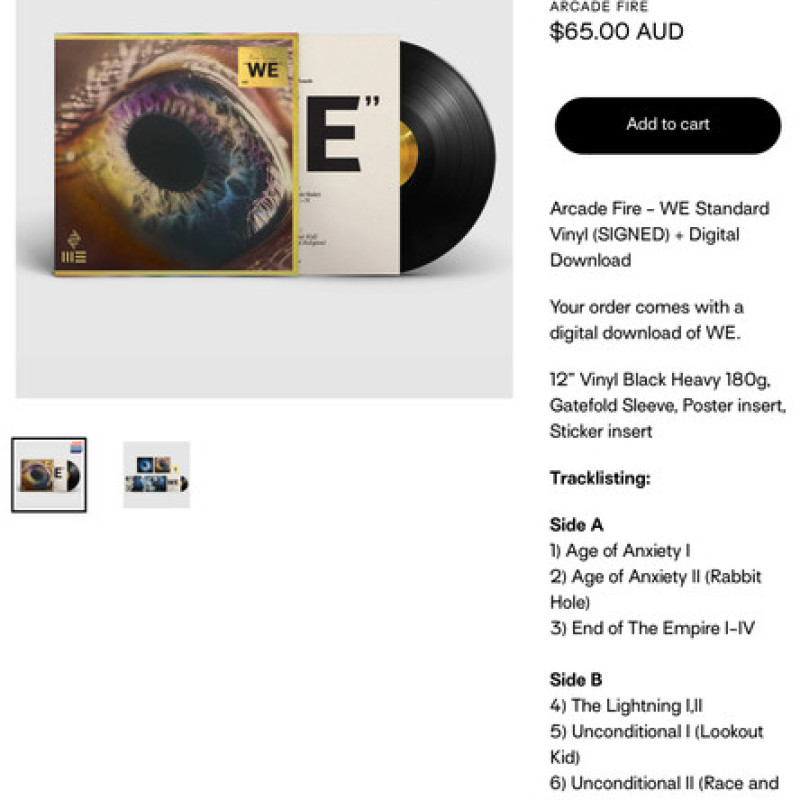 Arcade Fire - We (Europe 06 May 2022)
