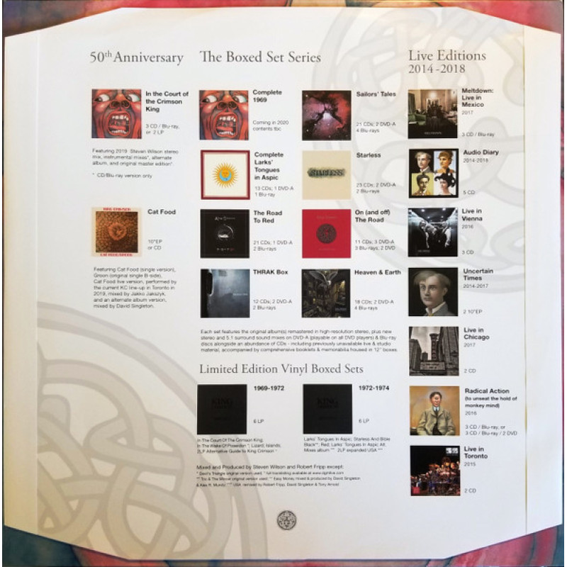 King Crimson - In The Court Of The Crimson King (UK, Europe & US 2018)