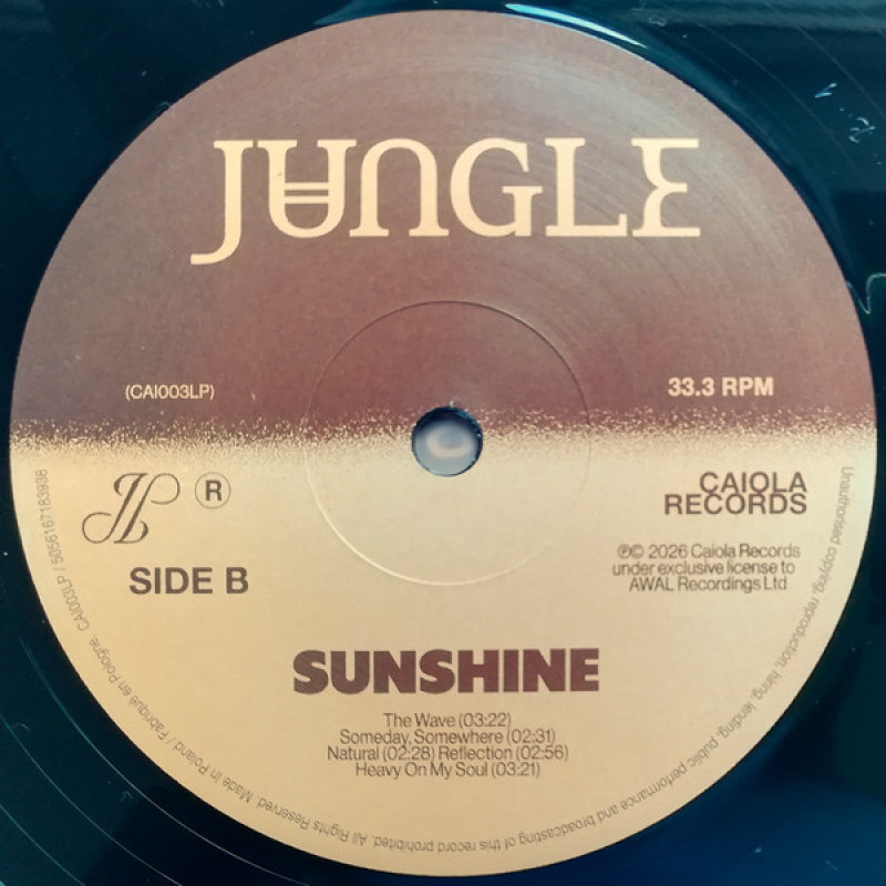 Вінілова платівка   Jungle - Sunshine (Vinyl, LP, Album)