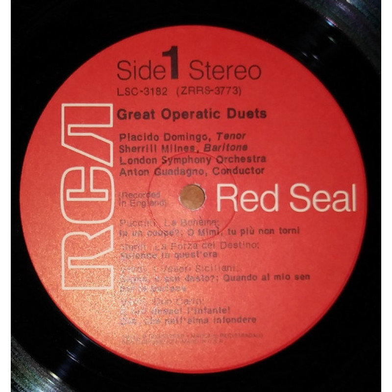 Placido Domingo / Sherrill Milnes - Great Operatic Duets (US 1971)
