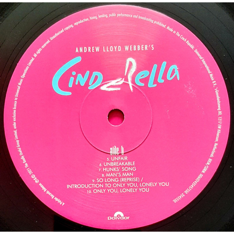 Andrew Lloyd Webber - Cinderella (UK 09 Jul 2021)