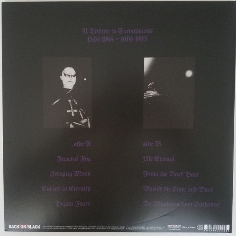 Вінілова платівка  Mayhem - De Mysteriis Dom Sathanas (Vinyl, LP, Album, Reissue)