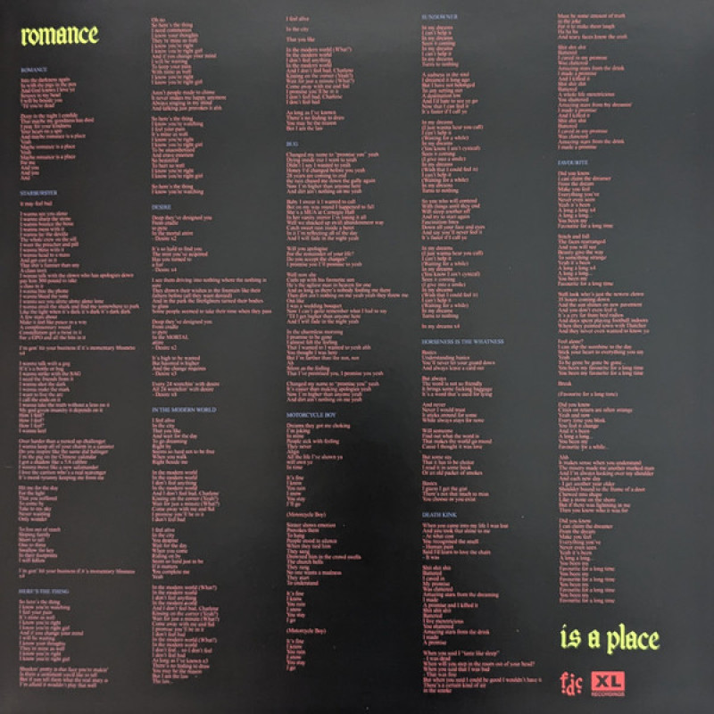 Fontaines D.C. - Romance (Worldwide 23 Aug 2024)
