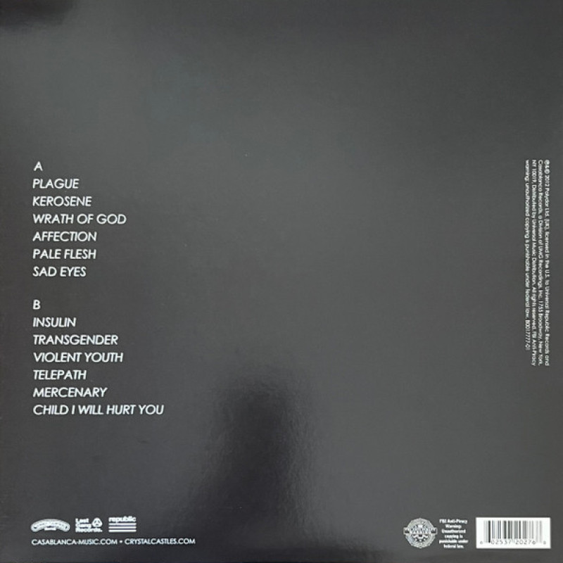 Вінілова платівка  Crystal Castles - (III) (Vinyl, LP, Album, Reissue)