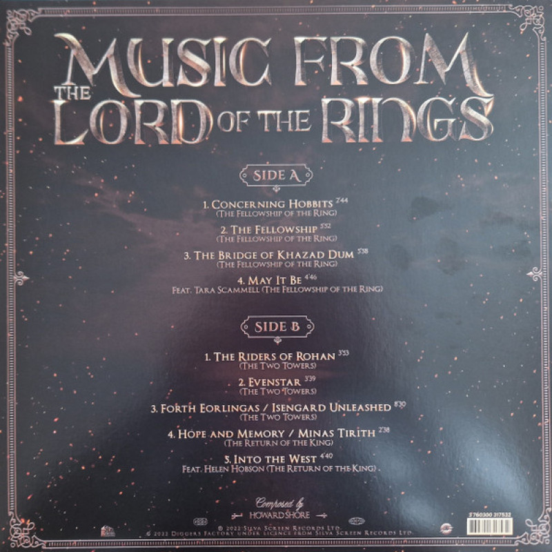 Вінілова платівка  City Of Prague Philharmonic Orchestra, The, Crouch End Festival Chorus - Music From The Lord Of The Rings Trilogy (Vinyl, LP, Album)
