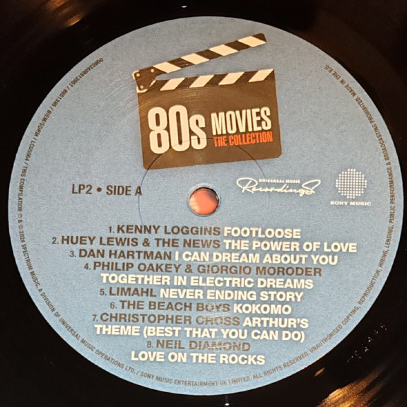 Вінілова платівка  Various - 80s Movies The Collection  (Vinyl, LP, Compilation)