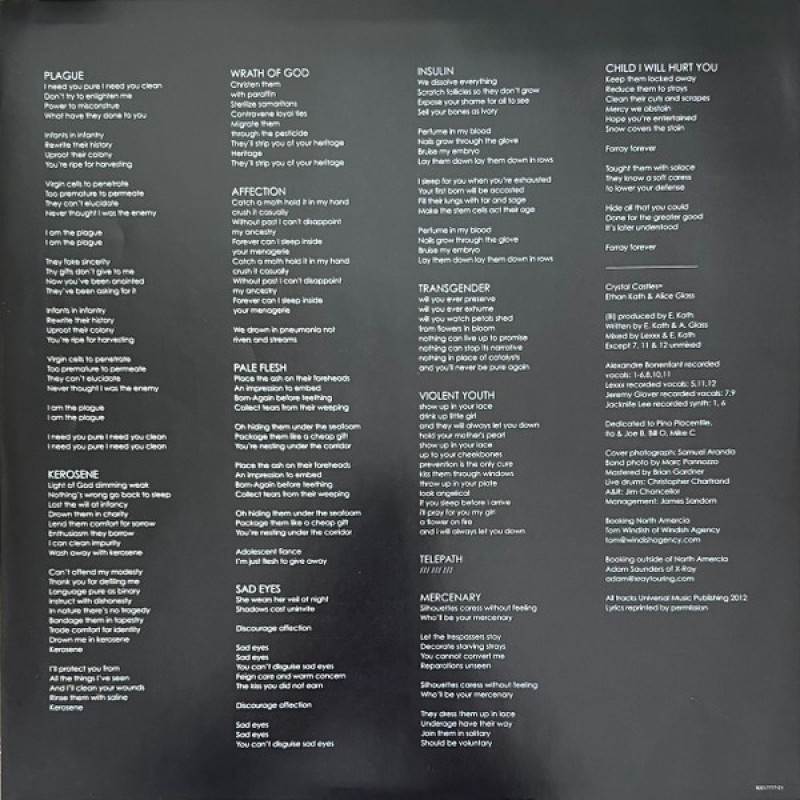 Вінілова платівка  Crystal Castles - (III) (Vinyl, LP, Album, Reissue)