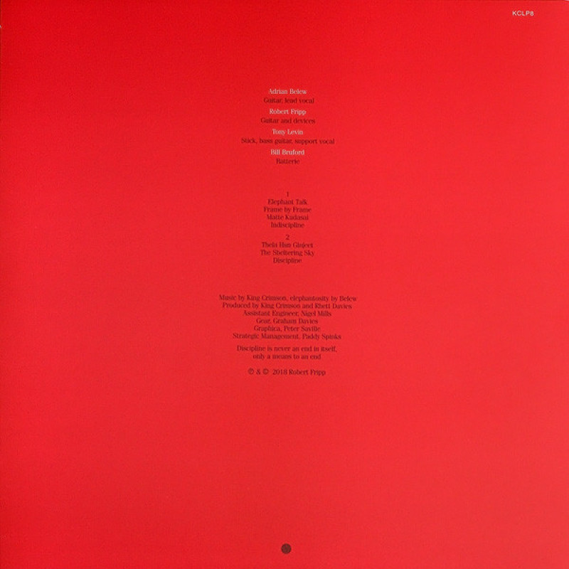 Вінілова платівка  King Crimson - Discipline (Vinyl, LP, Album, Reissue, Remastered, Stereo)