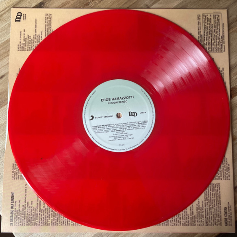 Вінілова платівка  Eros Ramazzotti - In Ogni Senso (Vinyl, LP, Album, Reissue, Remastered)