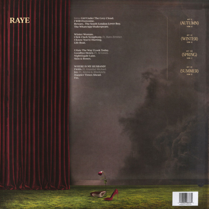 Вінілова платівка  Raye (3) - This Music May Contain Hope. (Vinyl, LP, Album, Stereo)